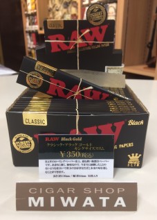 RAW CLASSIC BLACK GOLD KINGSIZE SLIM