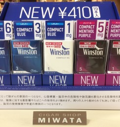 Winston compact BLUE ＆Winston compact menthol purple