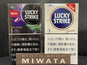 LUCKY STRIKE BLACK SERIES CHILLBERRY ONE 100・LUCKY STRIKE EXPERT CUT ONE 100