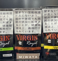 VIRGIN ROYAL APPLE・VIRGIN ROYAL COFFEE・VIRGIN ROYAL VANILLA