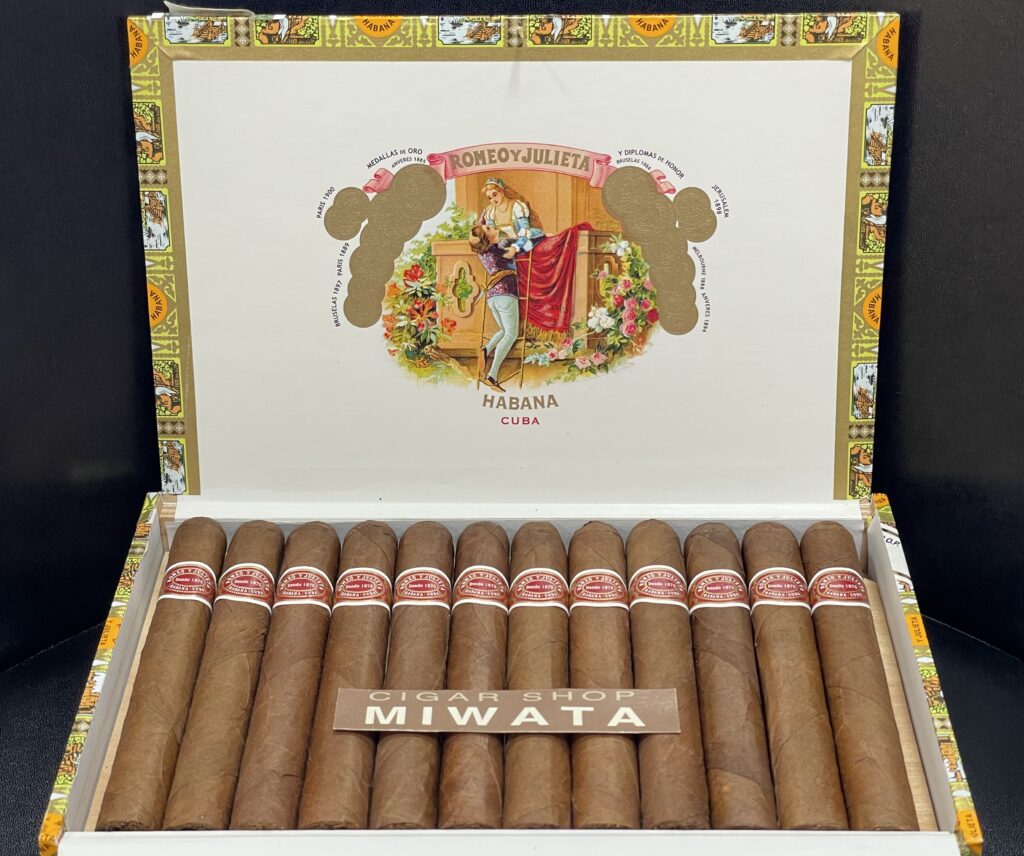 キューバ産プレミアムシガー ロメオ Y ジュリエッタ ミルフレイユ