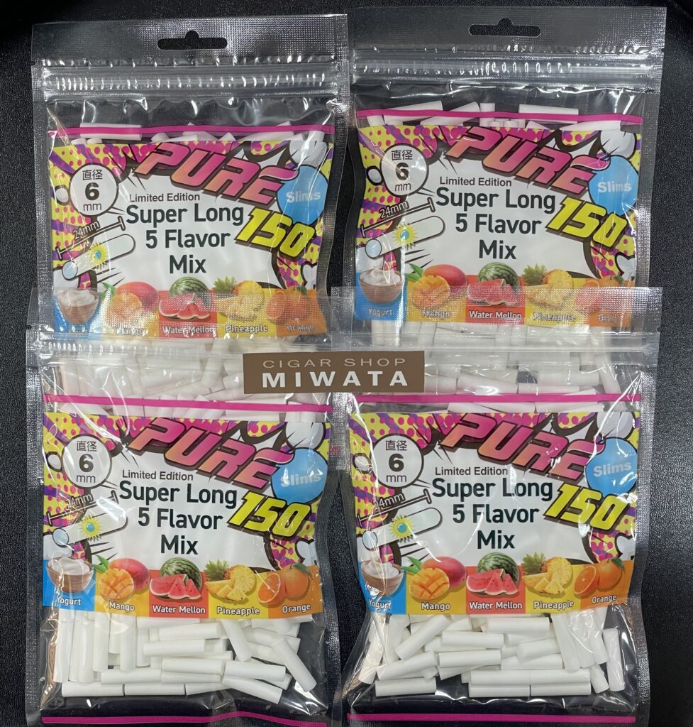 手巻きたばこ用フィルター ピュア スリム スーパーロング ５ フィレーバー ミックス