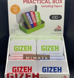 スタイリッシュなティンボックス ギゼ缶