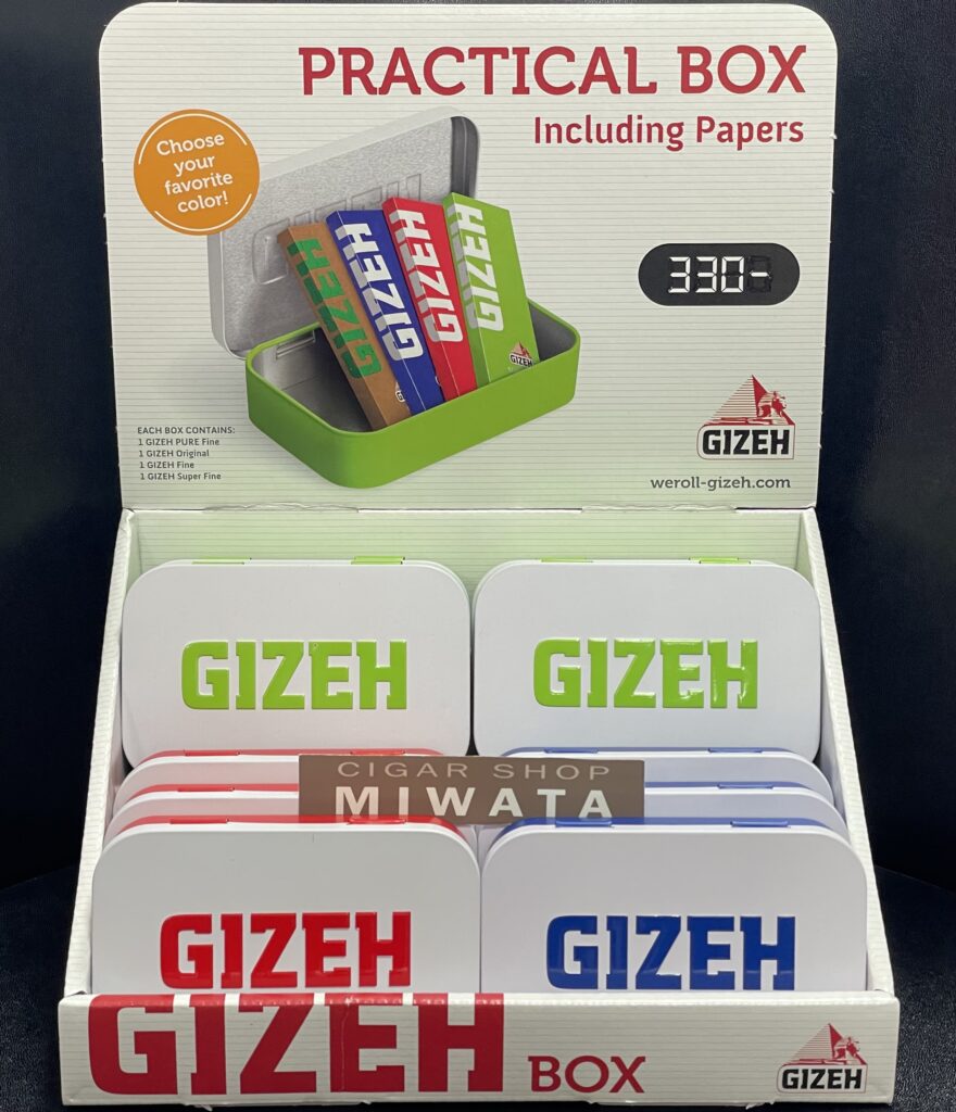 スタイリッシュなティンボックス ギゼ缶